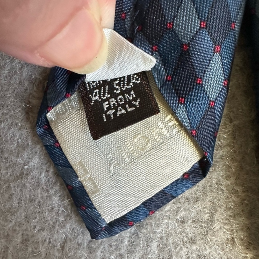 GIVENCHY Vintage Silk Neck Tie Italy~XL - Picture 3 of 4